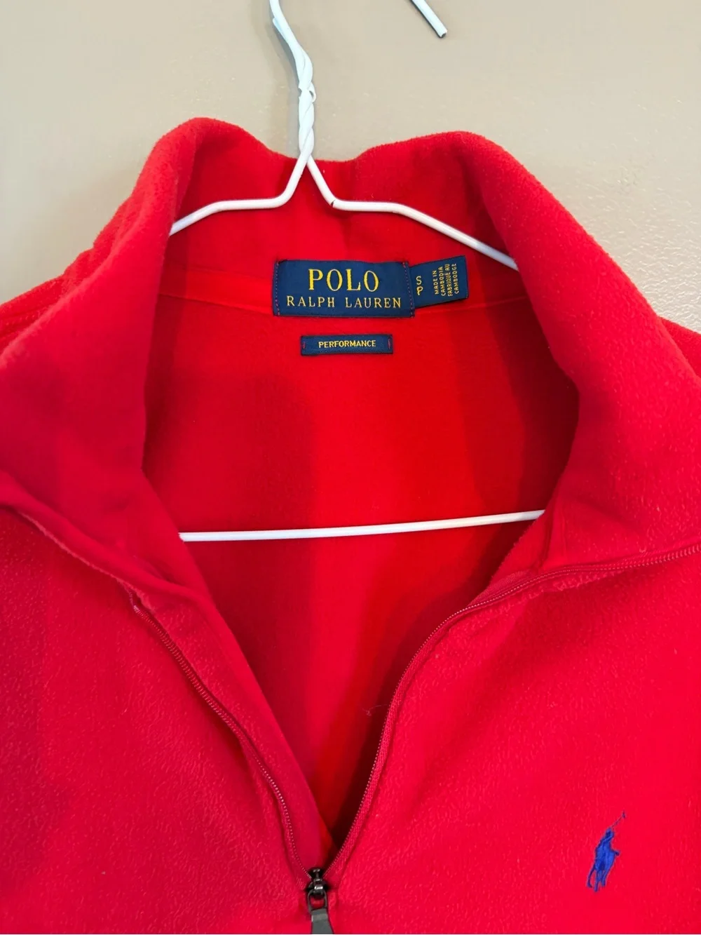Polo Ralph Lauren 1/2 zip pullover fleece